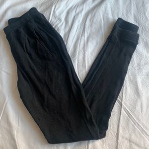 Brandy Melville John Galt black thermal sweatpants